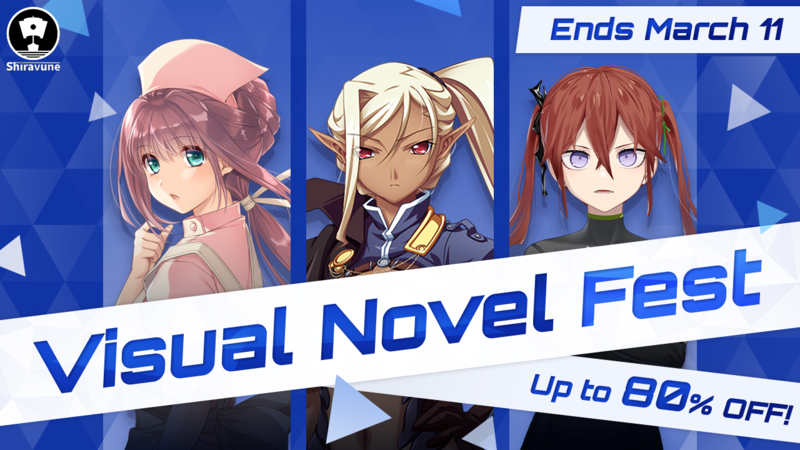 Steam Visual Novel Fest | 50+ Shiravune Games ON SALE!