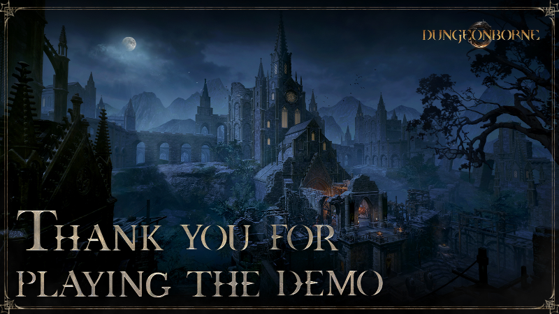 Dungeonborne - Playtest Has Concluded - Thank You for Playing the Demo ...