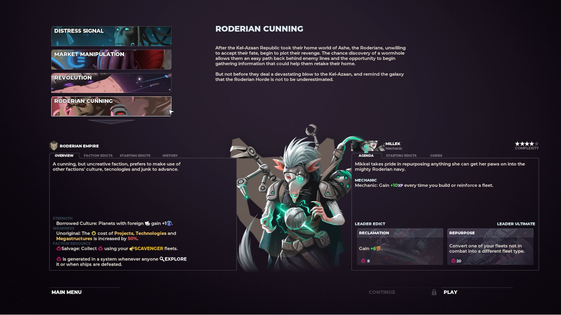 Each of our story missions puts you in the role of one of our many