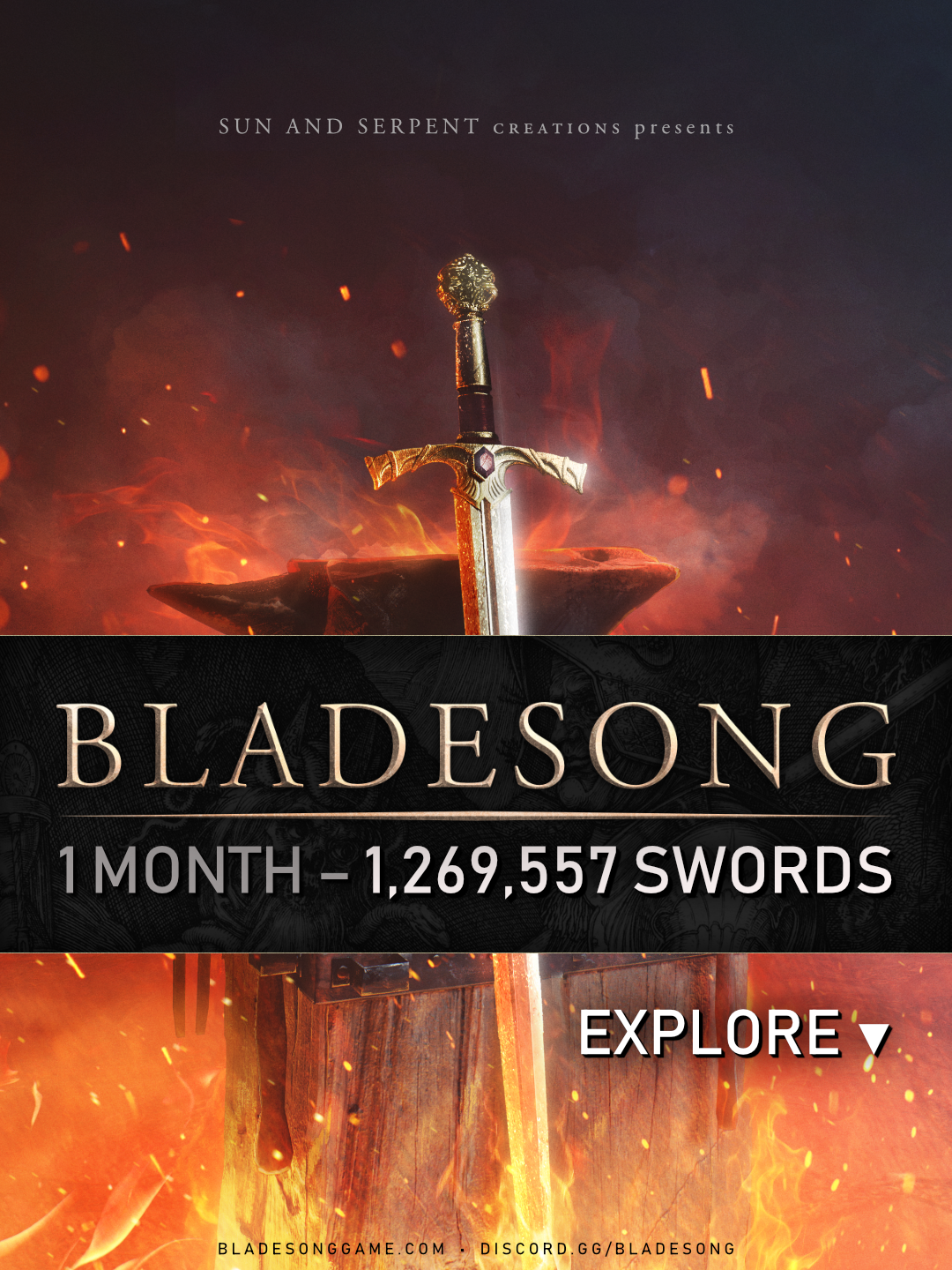 1 MONTH – 1,269,557 SWORDS