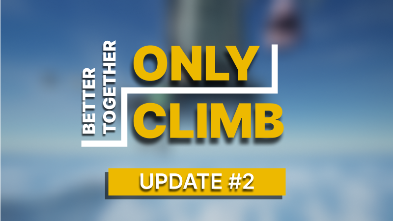 Only climb better. Only Climb: better together надпись.