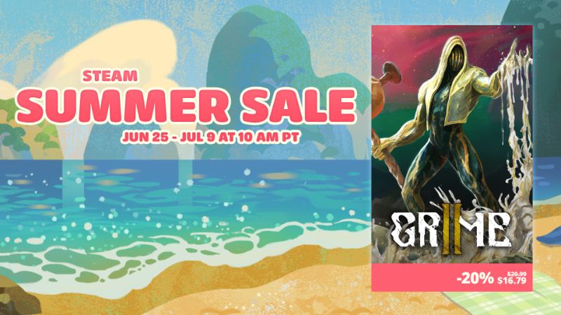 GRIME II is in the Steam Summer Sale!