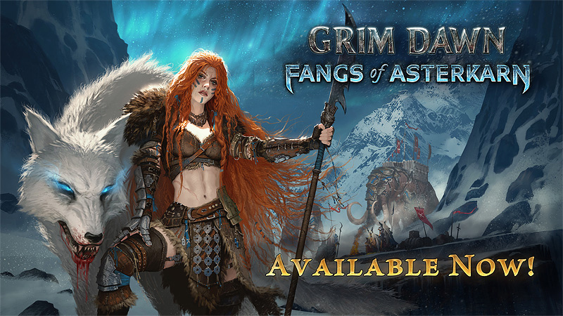 Grim Dawn: Fangs of Asterkarn is now available!