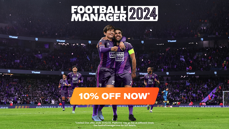 Save 20% on Football Manager 2024 on Steam