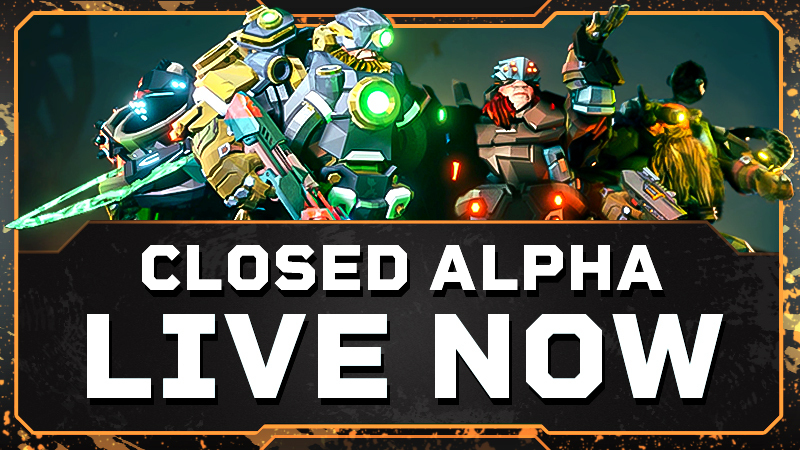 The Closed Alpha has officially launched