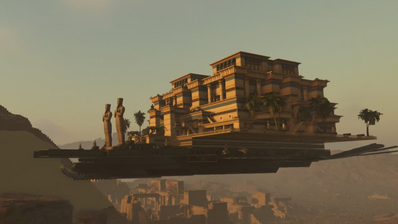 Shifting Sands Dev Log #3: Your Ship, Your Home — Your City in the Sky ①