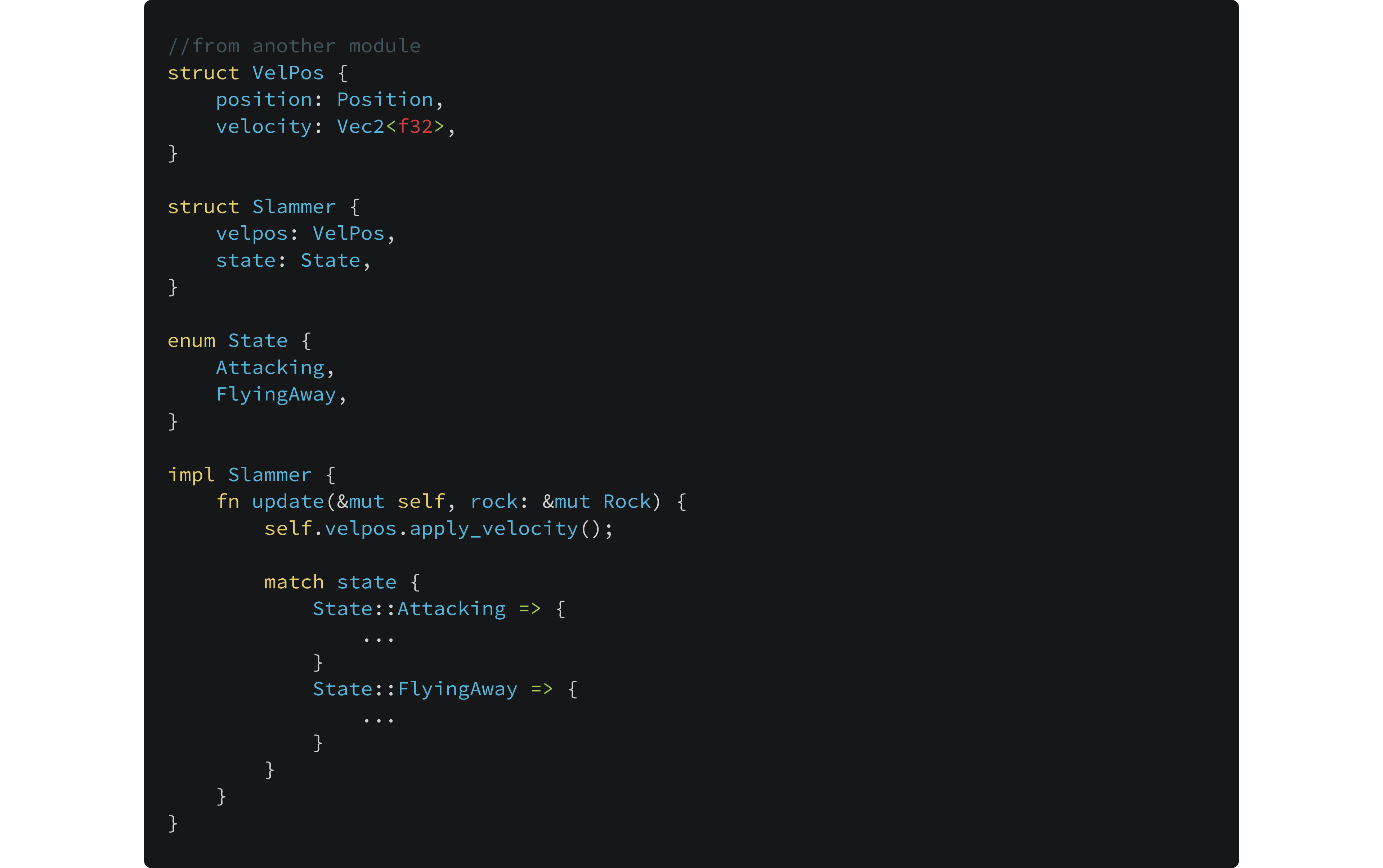 I've never been a fan of inheritance, and found composition in Rust to ...