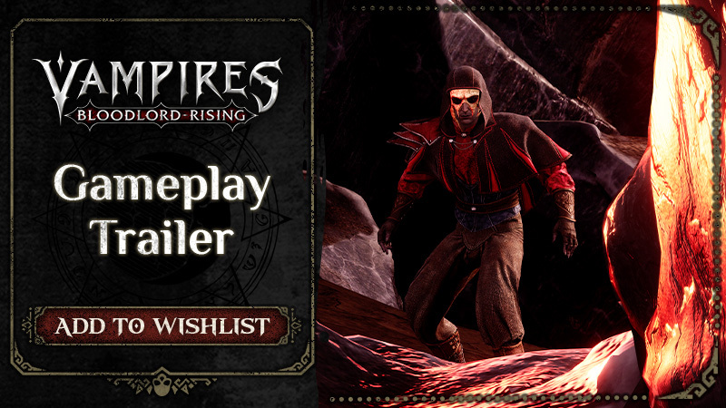 Vampires: Bloodlord Rising - Gameplay Trailer - Steam News