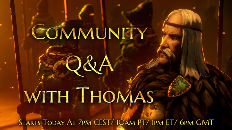 The Community Q&A Stream - starts today!