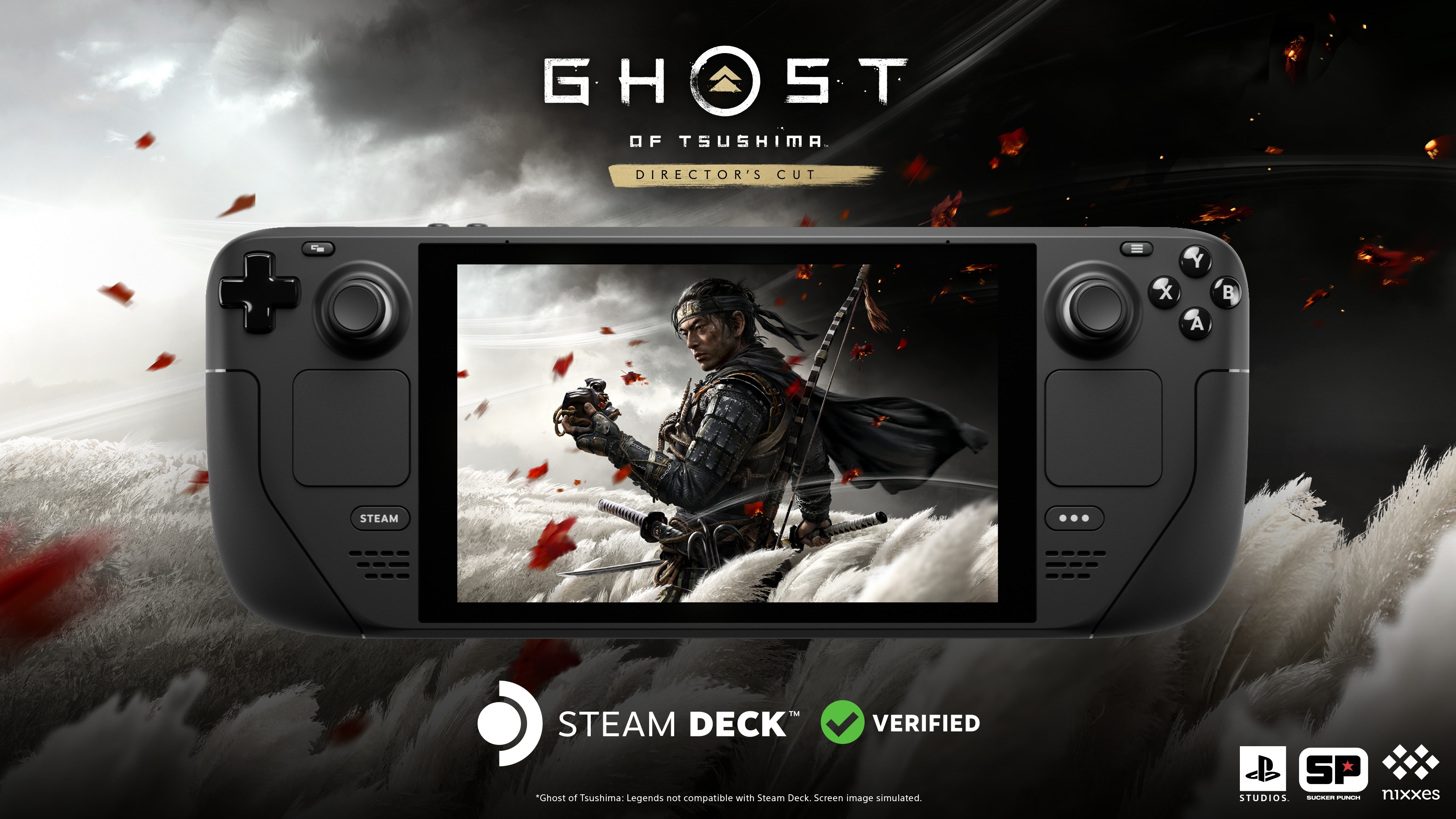 Ghost of Tsushima singleplayer is now Steam Deck verified!
