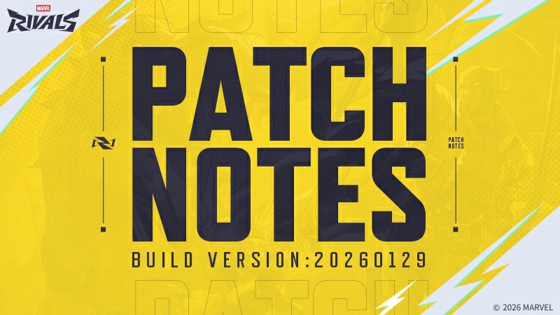 Marvel Rivals Version 20260129 Patch Notes