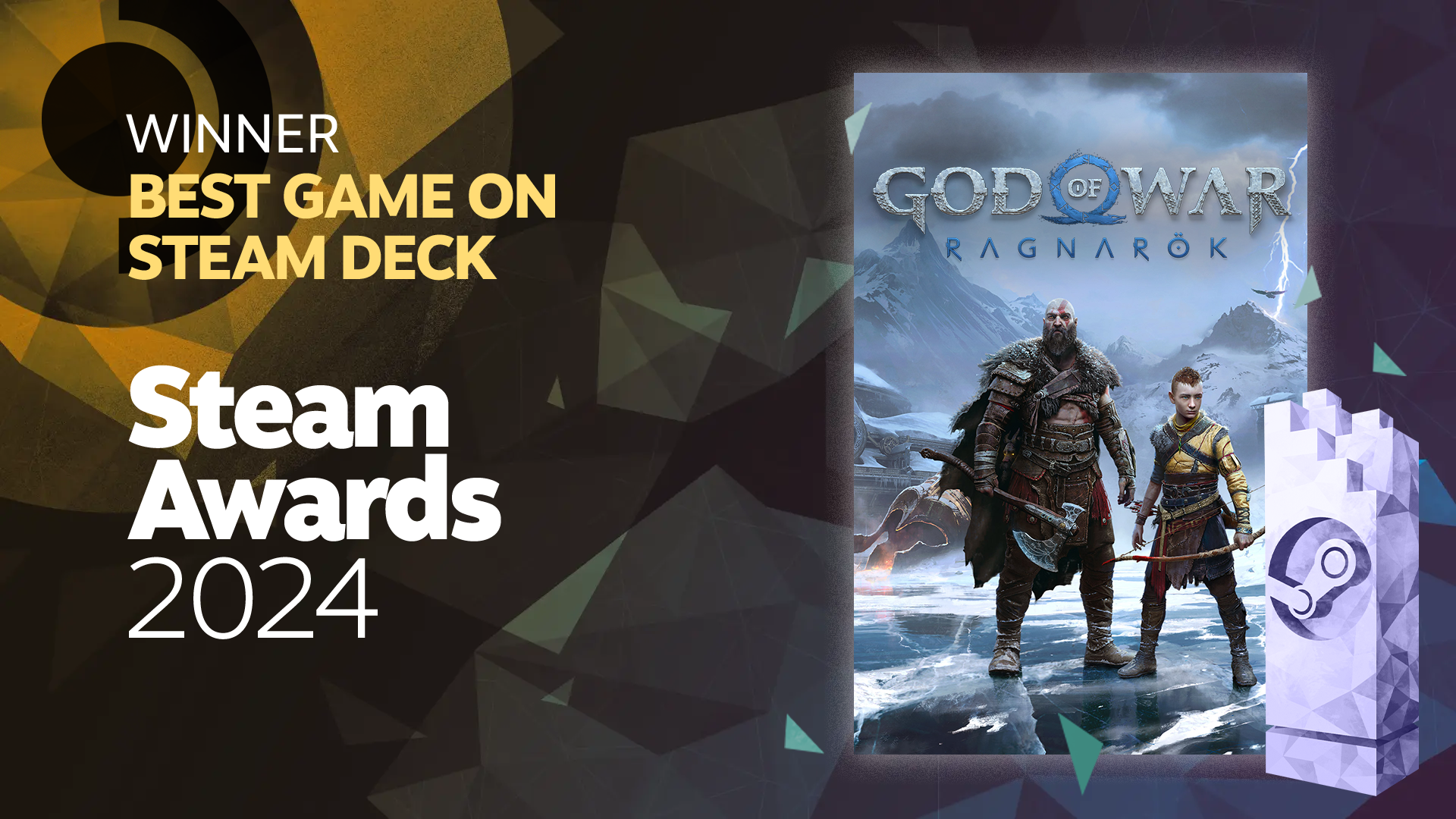 God of War Ragnarök Wins Best Game on Steam Deck Steam Awards 2024