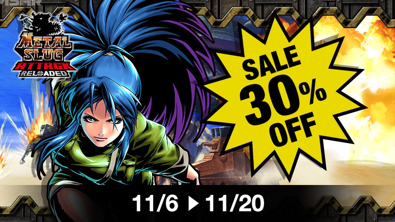 First sale for METAL SLUG ATTACK RELOADED