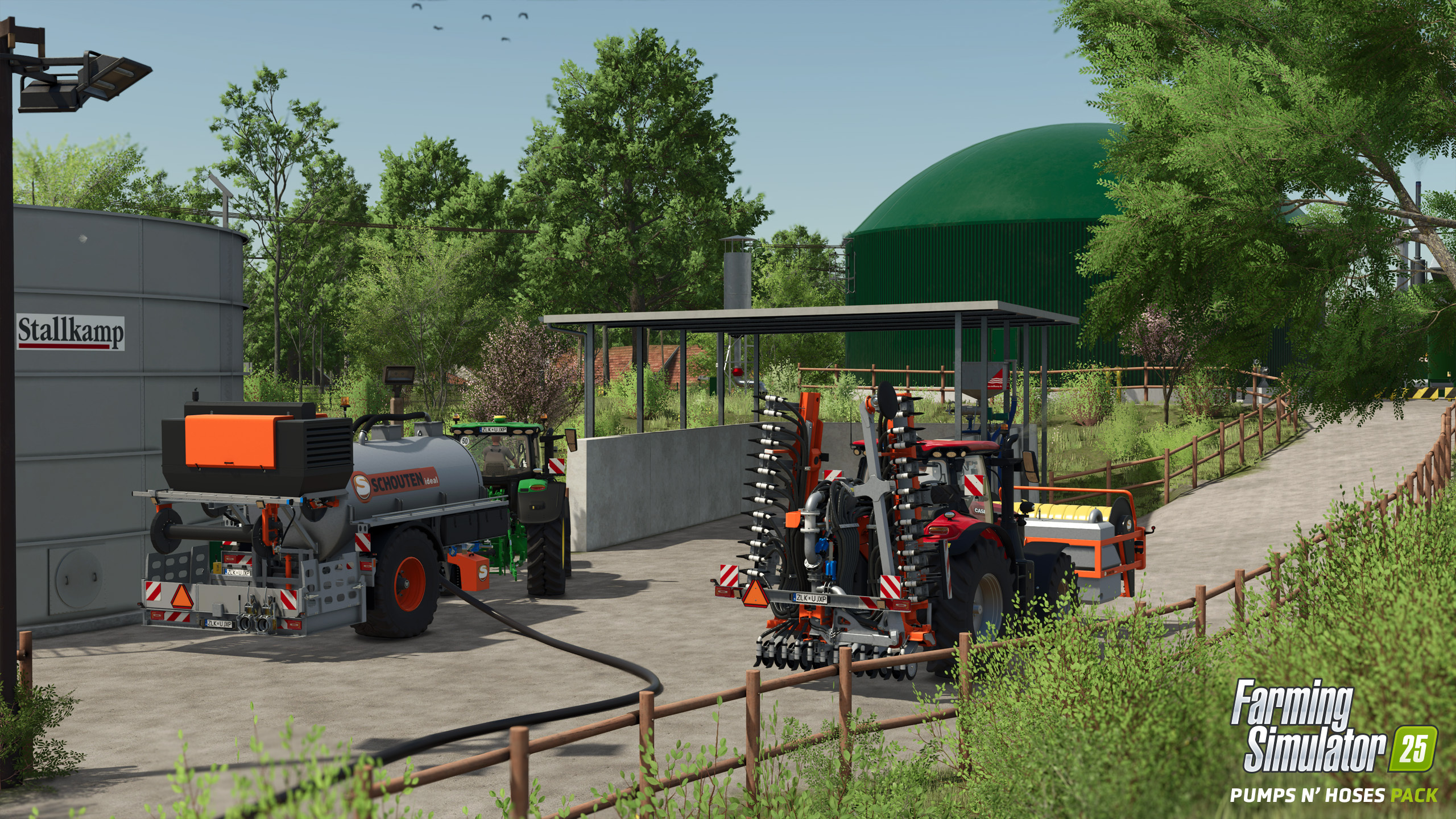Biogas plant configuration