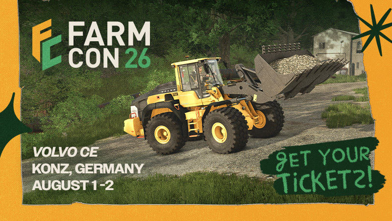 FarmCon 26: See you at Volvo CE on August 1st & 2nd!