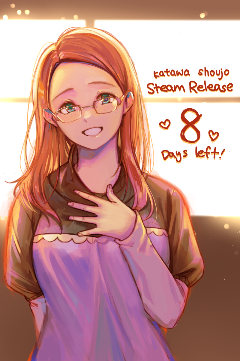 Katawa Shoujo Releasing in 8 Days on Steam!