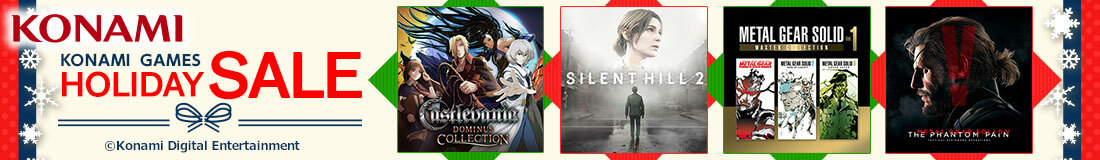KONAMI「HOLIDAY SALE 2024」開催中！