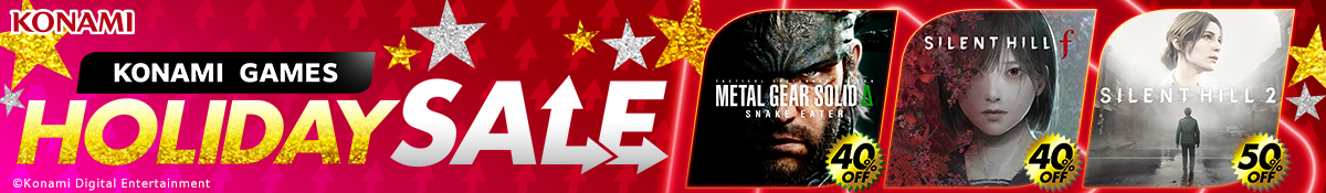 KONAMI HOLIDAY SALE 2025 開催中！
