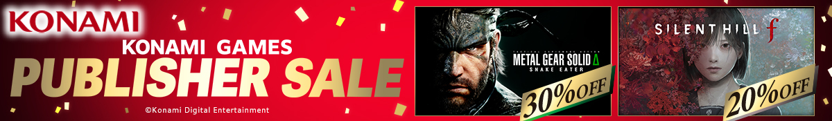 KONAMI PUBLISHER SALE 2025 開催中！