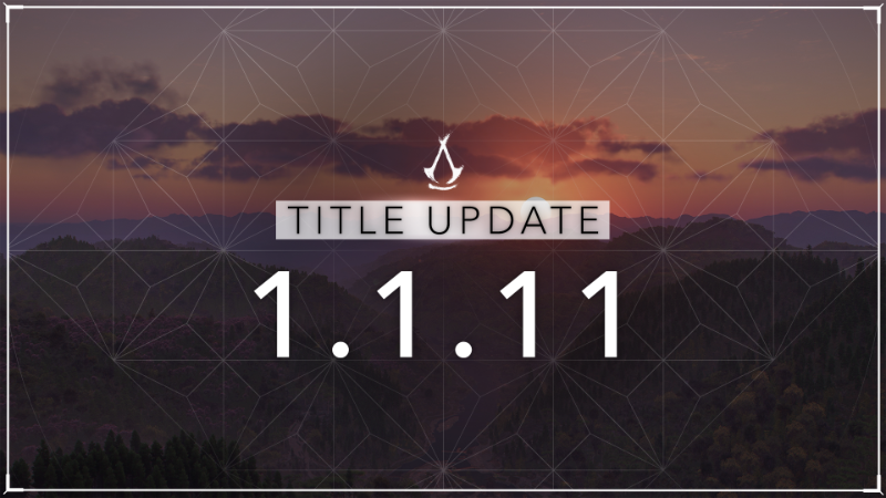 AC Shadows Title Update 1.1.11 - Release Notes
