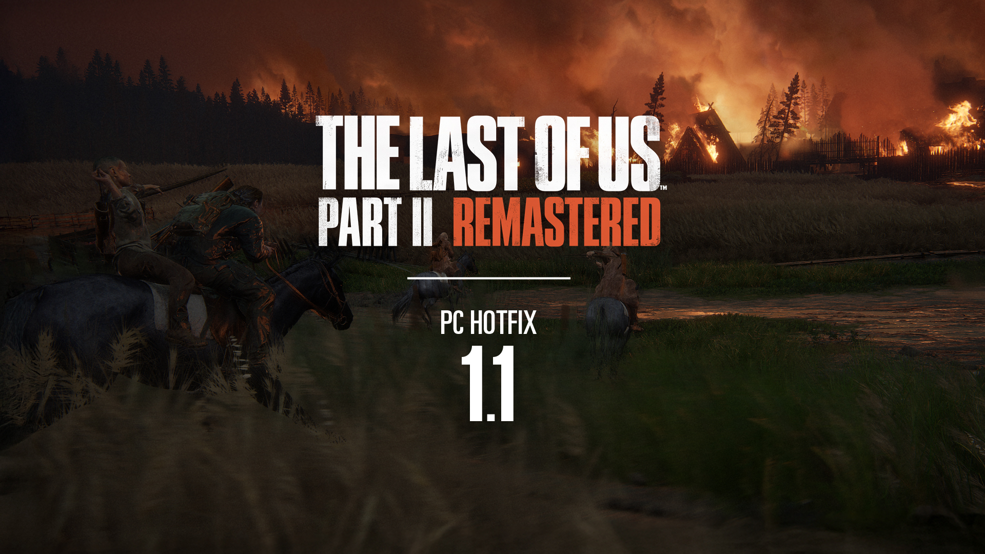 The Last of Us Part II Remastered PC - Patch 1.1 Hotfix