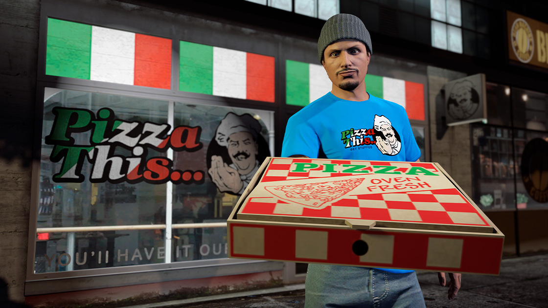GTA Online Classic Heists double rewards promotional image showing Los Santos criminal activities