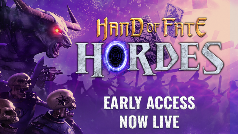 Hand of Fate: Hordes is Available Now in Early Access