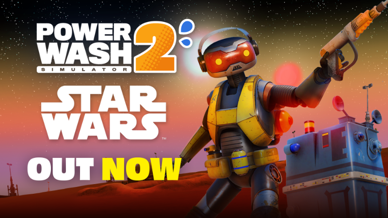 《PowerWash Simulator 2》|《星際大戰》組合包現已推出