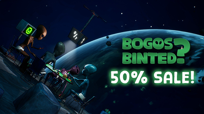 Bogos Binted? is 50% off! - Save 20% on drip!