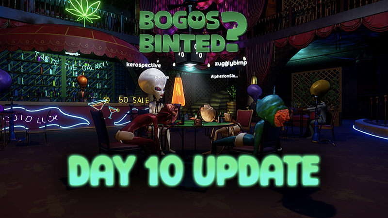 Day 10 Update has crash-landed!