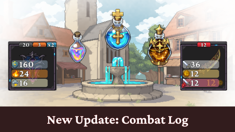 Patch v0.3.8: Combat Log, balance, new potions and more!