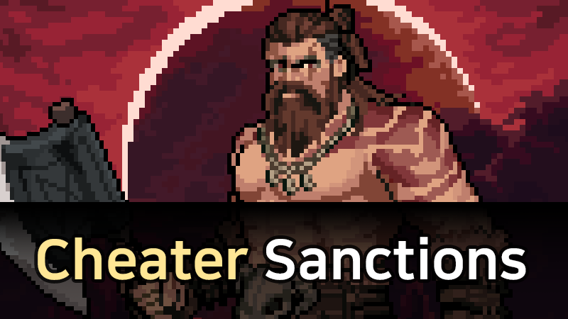 Notice Regarding Sanctions Against Cheating Players