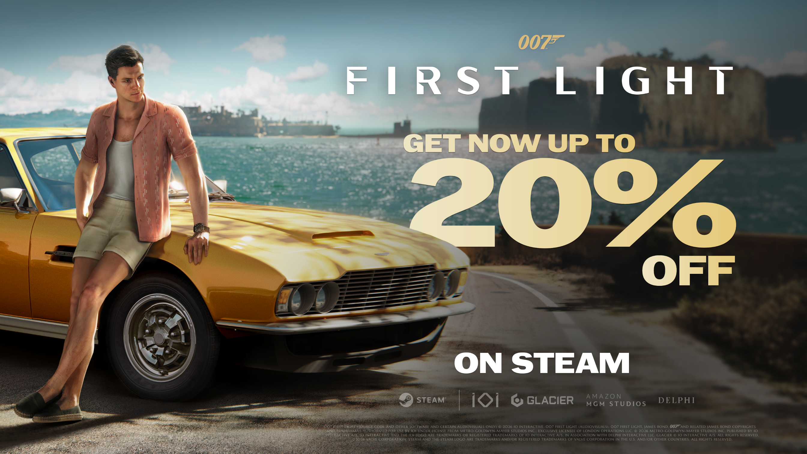 Купите 007 First Light со скидкой до 20%! Купите 007 First Light со скидкой до 20%!