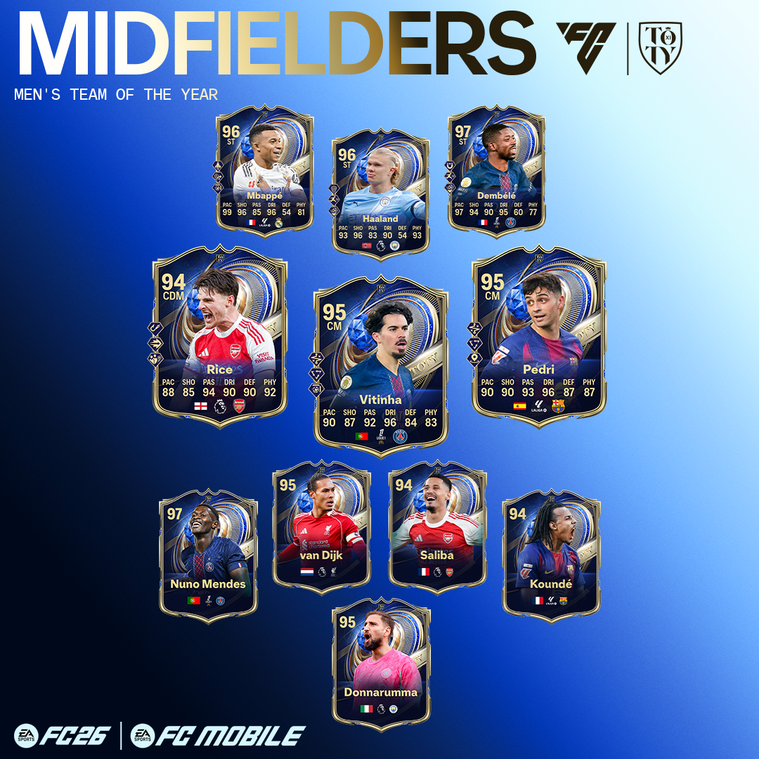 EA SPORTS FC™ 26 年間最優秀チームミッドフィルダー