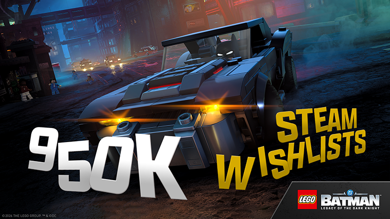 950,000 Wishlists on Steam!