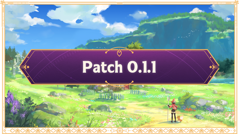 Patch 0.1.1 - Out Now
