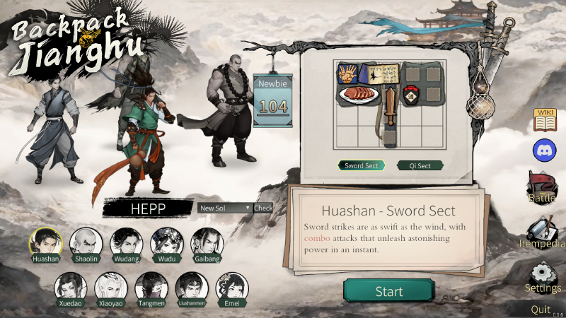 Backpack Jianghu full version have lunched