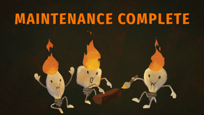 Maintenance Complete