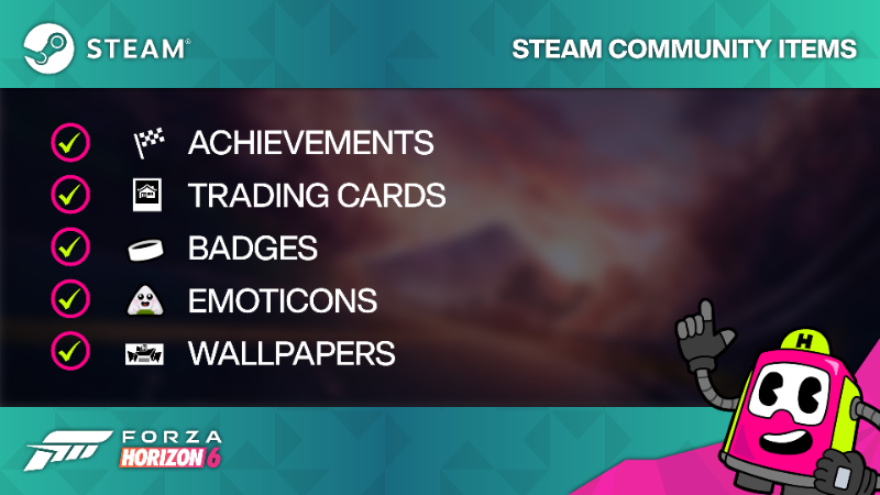 Obtain Steam Community Items in Forza Horizon 6