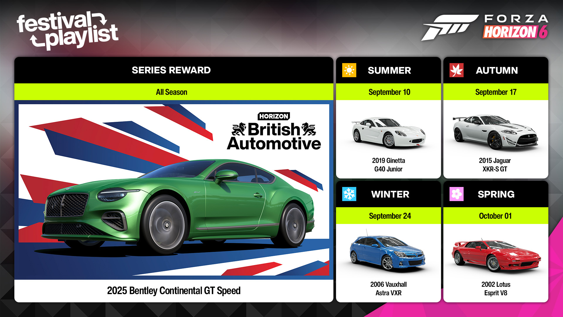 Festival Playlist Cars