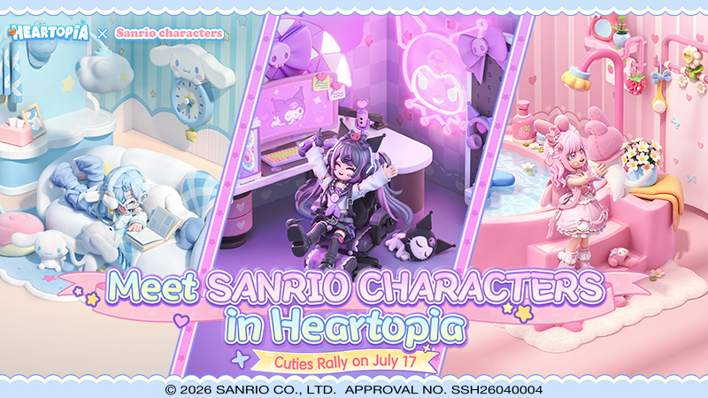 ⋆˚✿˖° Heartopia ✖ SANRIO CHARACTERS PV is Now Live! ????