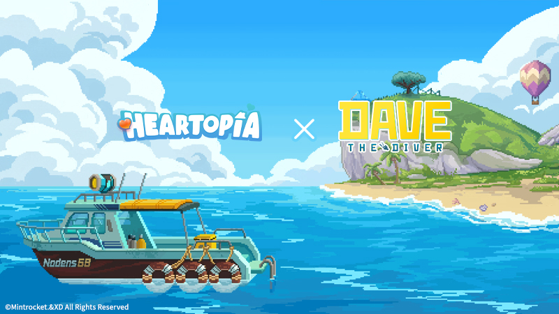 Heartopia × DAVE THE DIVER collab is coming soon! ????