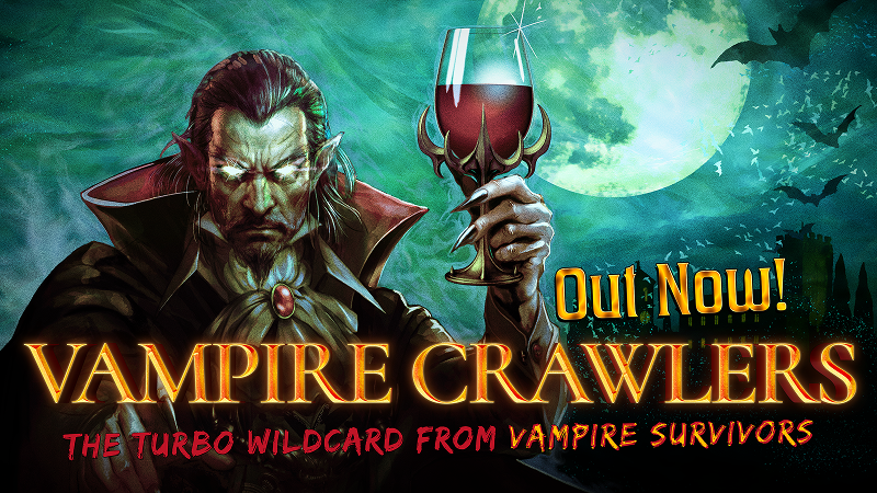 Vampire Crawlers, the first-ever Vampire Survivors spin-off, is here!