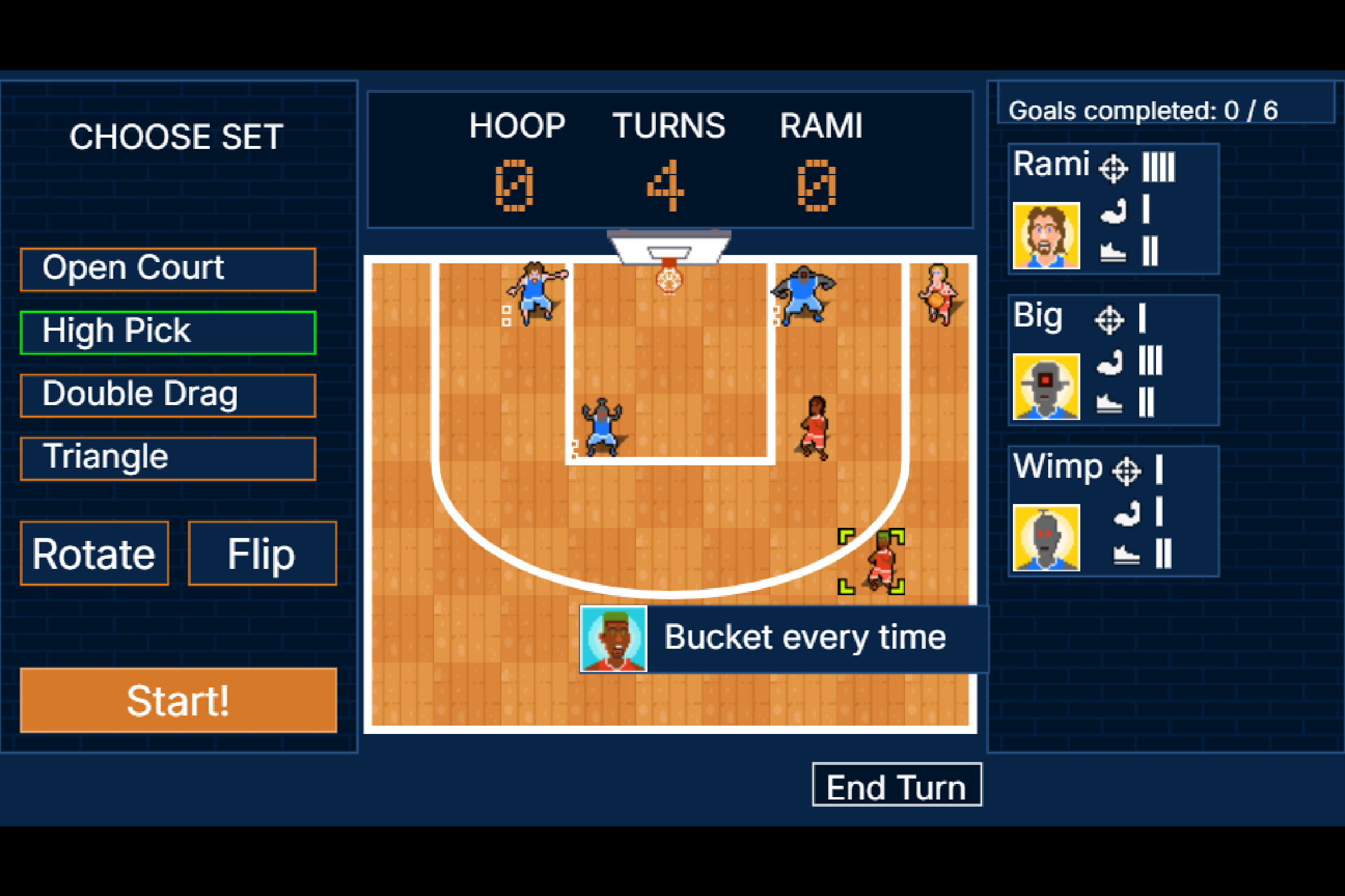start a possession with try them out and figure out which ones work ...