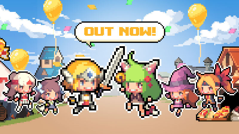 Crusaders Quest : Hero Town has officially launched!