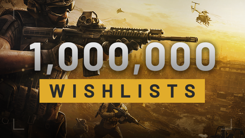 1 MILLION WISHLISTS ON STEAM