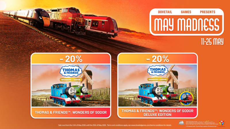Thomas & Friends™: Wonders of Sodor is joining the May Madness celebrations!