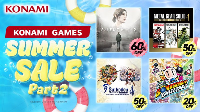 KONAMI Summer Sale 2026 Part 2 is now on!