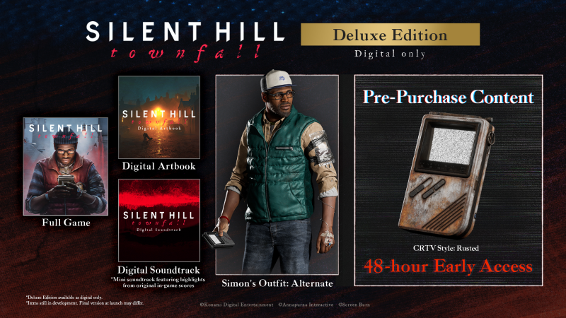SILENT HILL: Townfall Digital Deluxe Edition Details
