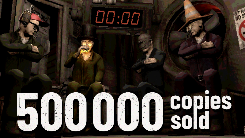 Machine Party has sold 500,000 copies!